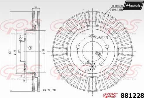 Maxtech 881228.0000 - Əyləc Diski furqanavto.az