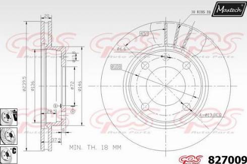 Maxtech 827009.6980 - Əyləc Diski furqanavto.az