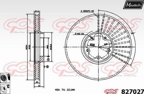 Maxtech 827027.6060 - Əyləc Diski furqanavto.az