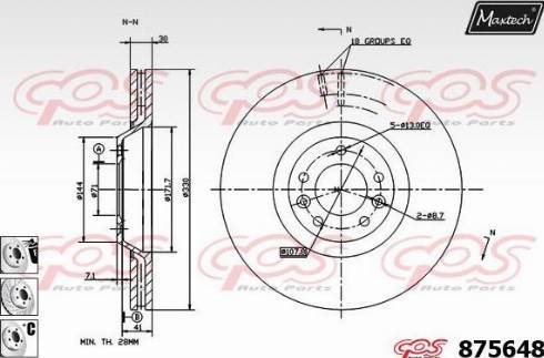 Maxtech 875648.6980 - Əyləc Diski furqanavto.az