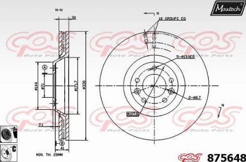 Maxtech 875648.6060 - Əyləc Diski furqanavto.az