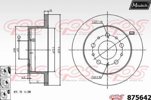 Maxtech 875642.6980 - Əyləc Diski furqanavto.az