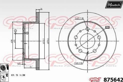 Maxtech 875642.6060 - Əyləc Diski furqanavto.az