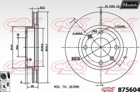 Maxtech 875604.6060 - Əyləc Diski furqanavto.az