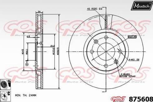 Maxtech 875608.6060 - Əyləc Diski furqanavto.az