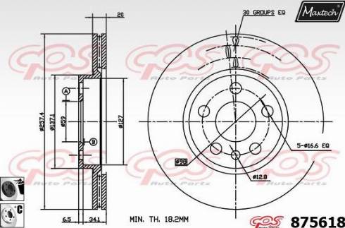 Maxtech 875618.6060 - Əyləc Diski furqanavto.az