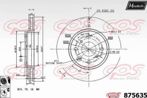 Maxtech 875635.6060 - Əyləc Diski furqanavto.az