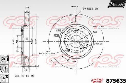 Maxtech 875635.6880 - Əyləc Diski furqanavto.az