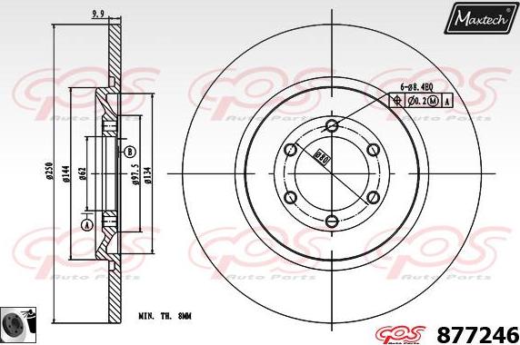 Maxtech 871509 - Əyləc Diski furqanavto.az