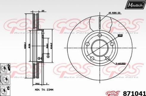 Maxtech 871041.6980 - Əyləc Diski furqanavto.az