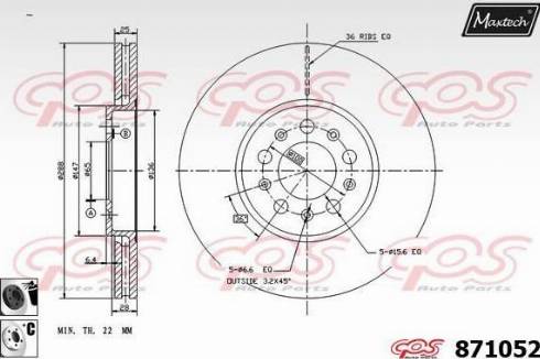 Maxtech 871052.6060 - Əyləc Diski www.furqanavto.az