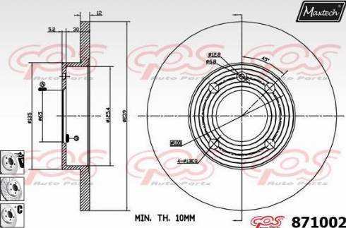 Maxtech 871002.6880 - Əyləc Diski www.furqanavto.az