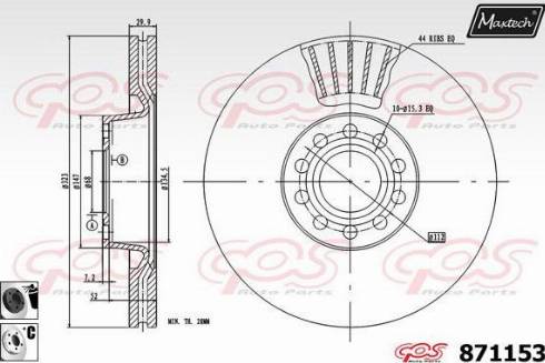 Maxtech 871153.6060 - Əyləc Diski furqanavto.az