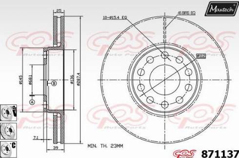 Maxtech 871137.6980 - Əyləc Diski furqanavto.az