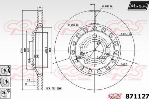 Maxtech 871127.6980 - Əyləc Diski furqanavto.az