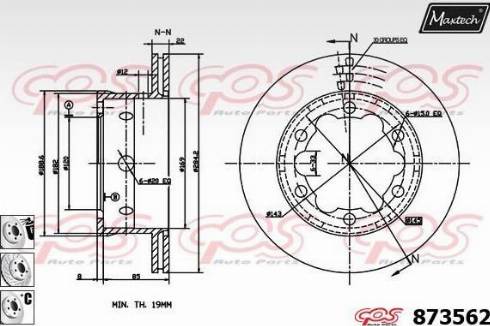 Maxtech 873562.6980 - Əyləc Diski furqanavto.az