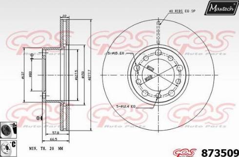 Maxtech 873509.6060 - Əyləc Diski furqanavto.az