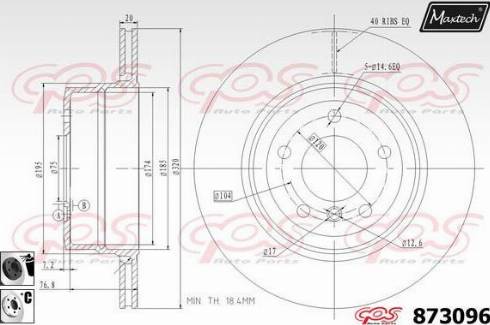 Maxtech 873096.6060 - Əyləc Diski furqanavto.az