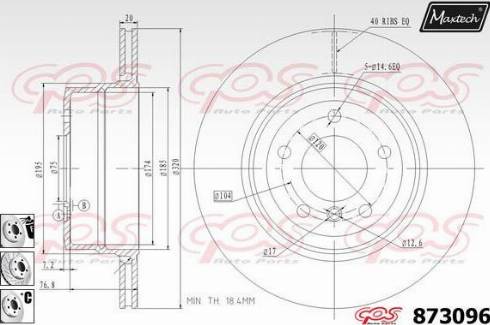 Maxtech 873096.6880 - Əyləc Diski furqanavto.az