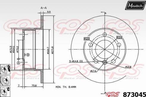 Maxtech 873045.6980 - Əyləc Diski furqanavto.az