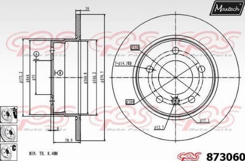 Maxtech 873060.6880 - Əyləc Diski furqanavto.az