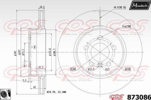 Maxtech 873086.0060 - Əyləc Diski furqanavto.az