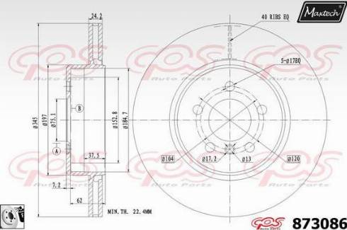 Maxtech 873086.0080 - Əyləc Diski furqanavto.az