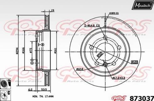 Maxtech 873037.6060 - Əyləc Diski furqanavto.az