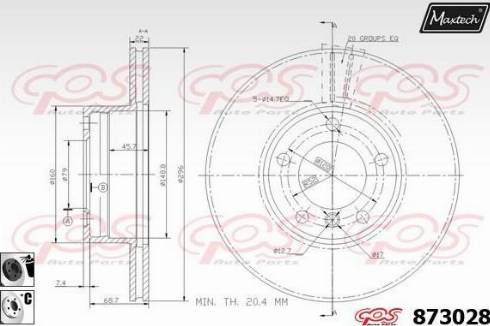 Maxtech 873028.6060 - Əyləc Diski furqanavto.az