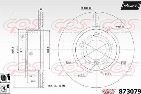 Maxtech 873079.6060 - Əyləc Diski furqanavto.az