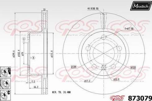 Maxtech 873079.6880 - Əyləc Diski furqanavto.az