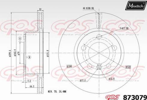 Maxtech 873079.0000 - Əyləc Diski furqanavto.az