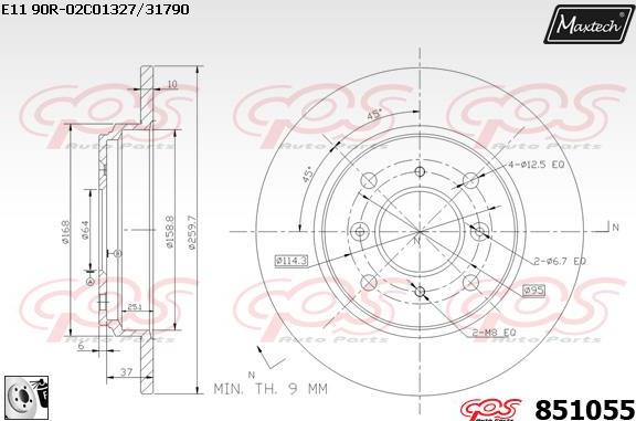 Maxtech 877246 - Əyləc Diski furqanavto.az