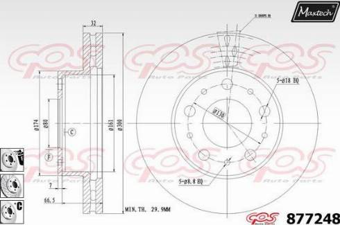 Maxtech 877248.6980 - Əyləc Diski furqanavto.az