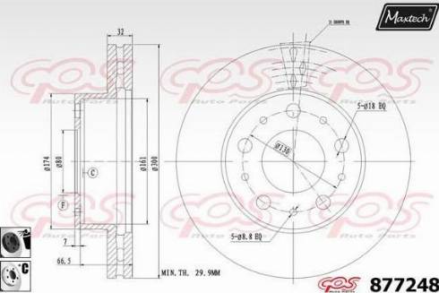 Maxtech 877248.6060 - Əyləc Diski furqanavto.az