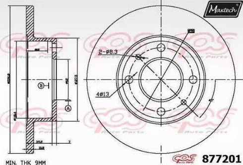 Maxtech 877201.6880 - Əyləc Diski furqanavto.az