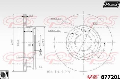 Maxtech 877201.0060 - Əyləc Diski furqanavto.az