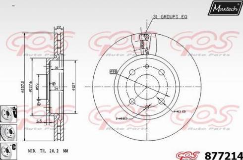 Maxtech 877214.6980 - Əyləc Diski furqanavto.az