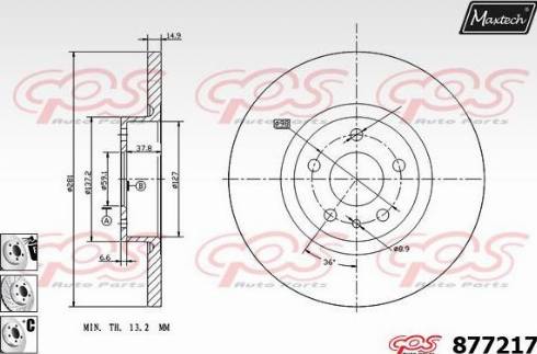 Maxtech 877217.6980 - Əyləc Diski furqanavto.az