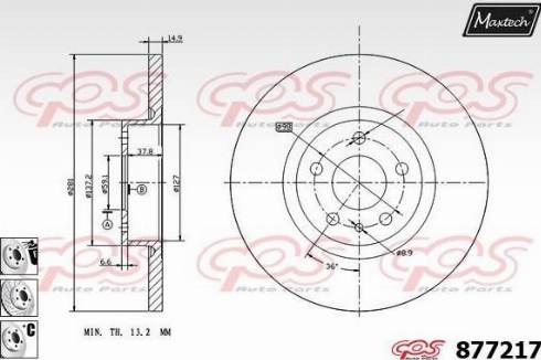 Maxtech 877217.6880 - Əyləc Diski furqanavto.az