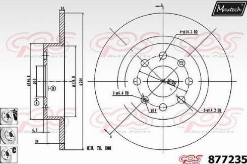 Maxtech 877235.6880 - Əyləc Diski furqanavto.az