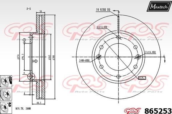 Maxtech 861101 - Əyləc Diski furqanavto.az