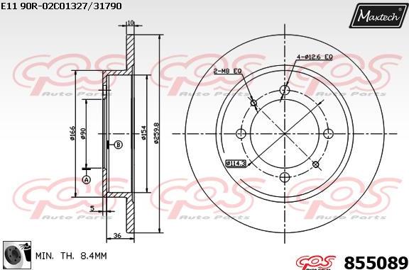 Maxtech 70180413 - Möhür, əyləc kaliperinin pistonu furqanavto.az