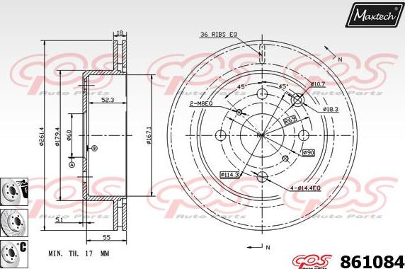 Maxtech 72930010 - Piston, əyləc kaliperi furqanavto.az