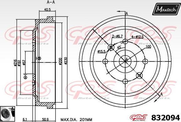 Maxtech 70180163 - Möhür, əyləc kaliperinin pistonu furqanavto.az