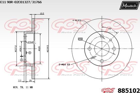 Maxtech 70200491 - Təmir dəsti, əyləc kaliperi furqanavto.az