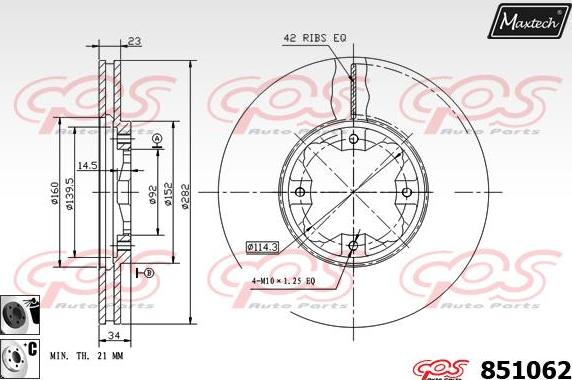 Maxtech 70200520 - Təmir dəsti, əyləc kaliperi furqanavto.az