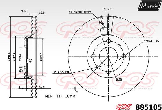 Maxtech 70200576 - Təmir dəsti, əyləc kaliperi furqanavto.az