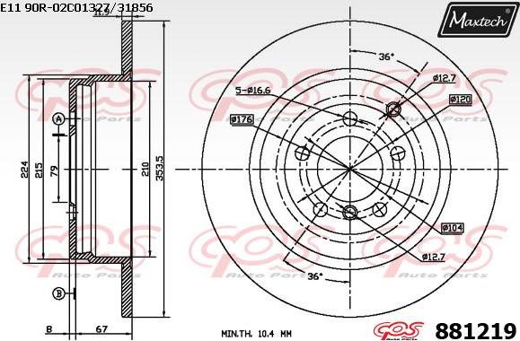 Maxtech 70200577 - Təmir dəsti, əyləc kaliperi furqanavto.az