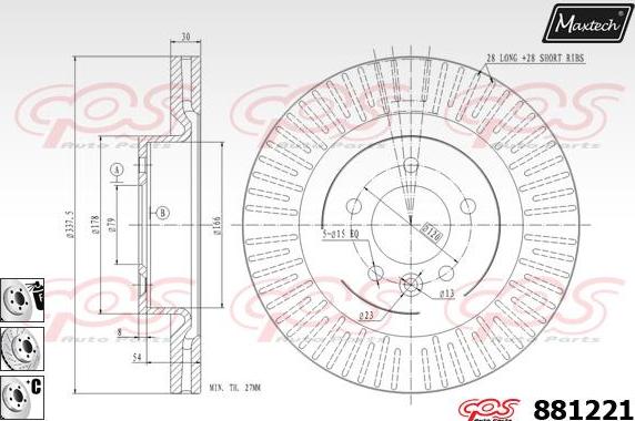 Maxtech 70200675 - Təmir dəsti, əyləc kaliperi furqanavto.az